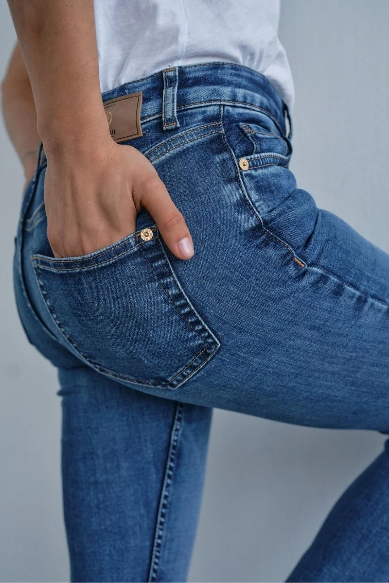 Ashley Imera Jeans Ankle | Blue | Jeans fra Mos Mosh - Image 10