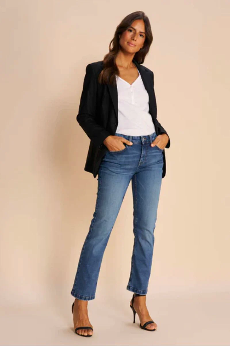 Ashley Imera Jeans Ankle | Blue | Jeans fra Mos Mosh - Image 16