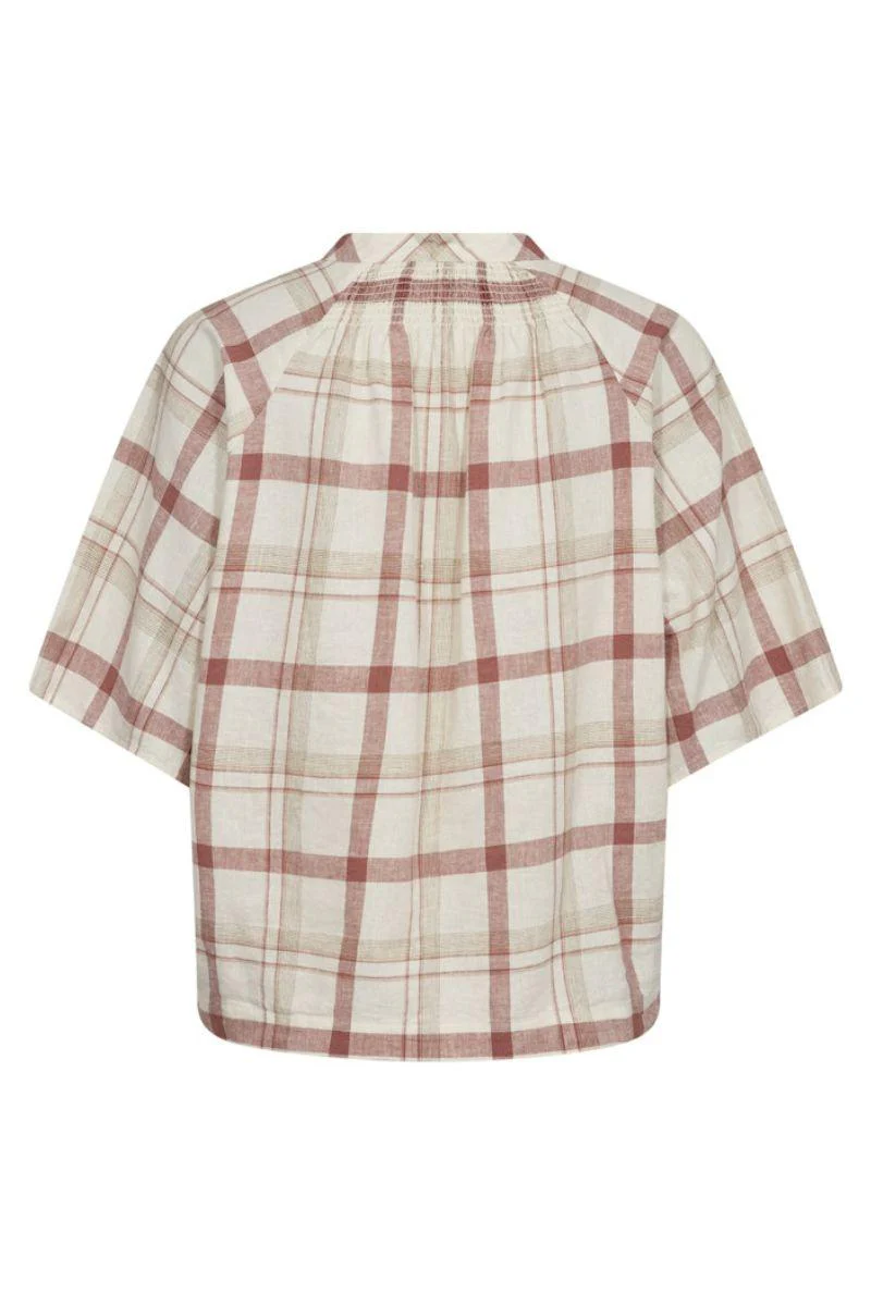 Assia Check Shirt | Cowhide | Skjorte fra Mos Mosh - Image 6