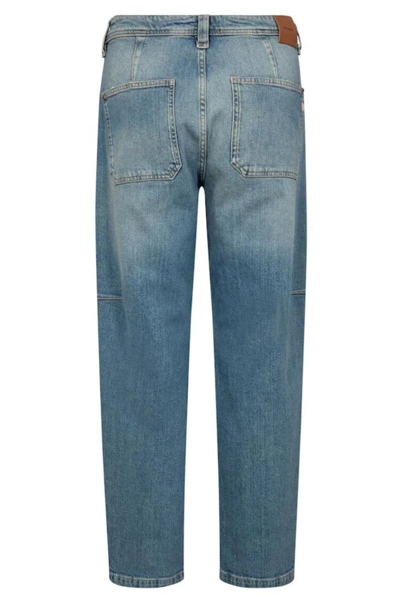 Aymen Galleon Jeans 30' | Vintage Blue | Jeans fra Mos Mosh - Image 4