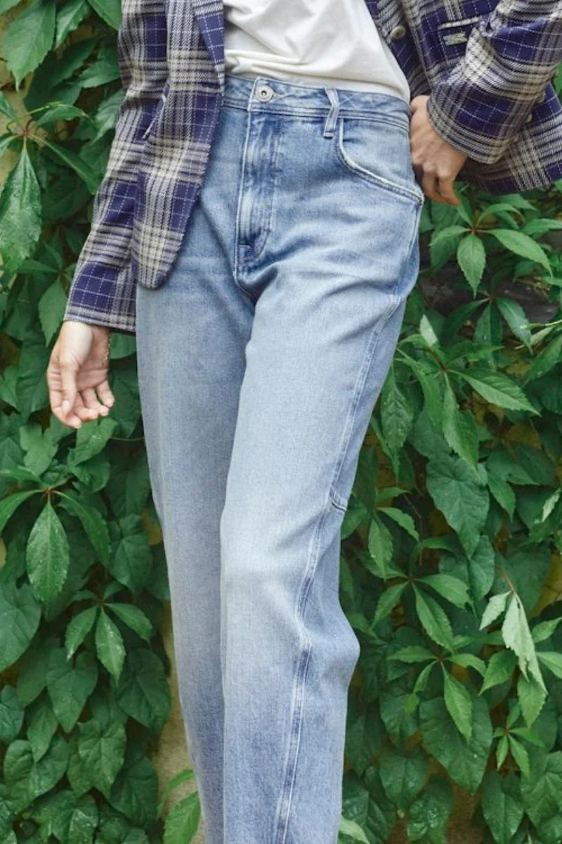 Aymen Galleon Jeans 30' | Vintage Blue | Jeans fra Mos Mosh - Image 6