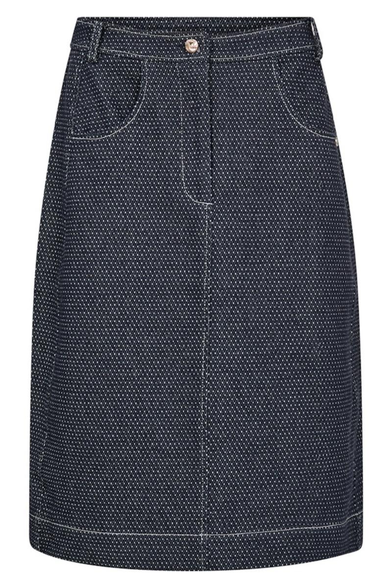 Azure Jaxx Skirt | Salute Navy | Nederdel fra Mos Mosh - Image 2