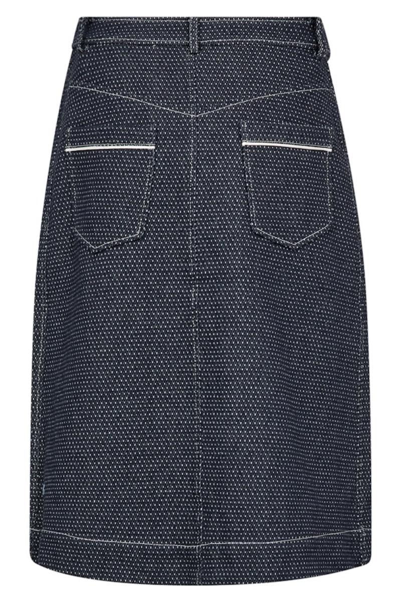 Azure Jaxx Skirt | Salute Navy | Nederdel fra Mos Mosh - Image 7