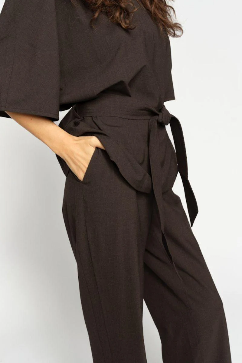 Bai Roy Pant Regular | Coffee Quartz | Tailored Pants fra Mos Mosh - Image 5