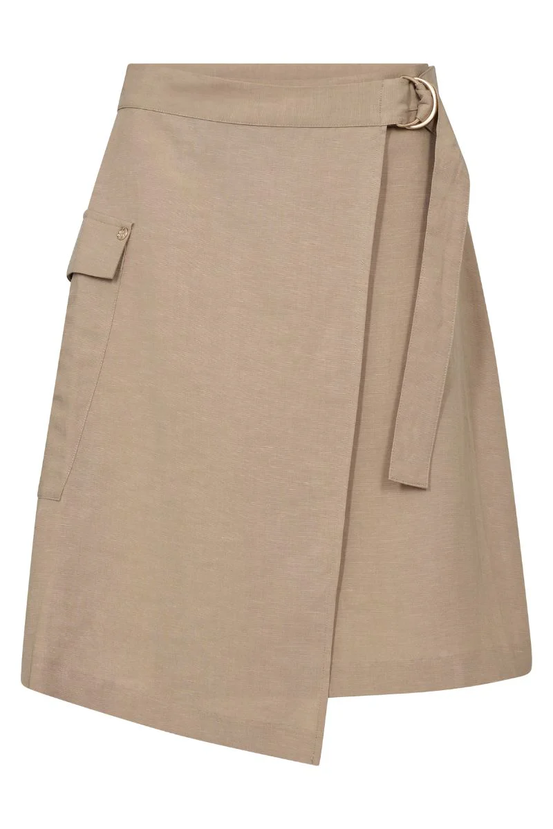 Bali Alexis Skirt | Savannah Tan | Nederdel fra Mos Mosh - Image 4