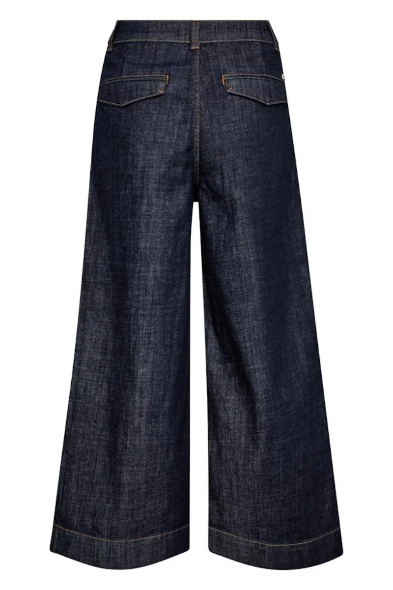 Bantry Nippon Jeans Cropped | Dark Blue | Jeans fra Mos Mosh - Image 6