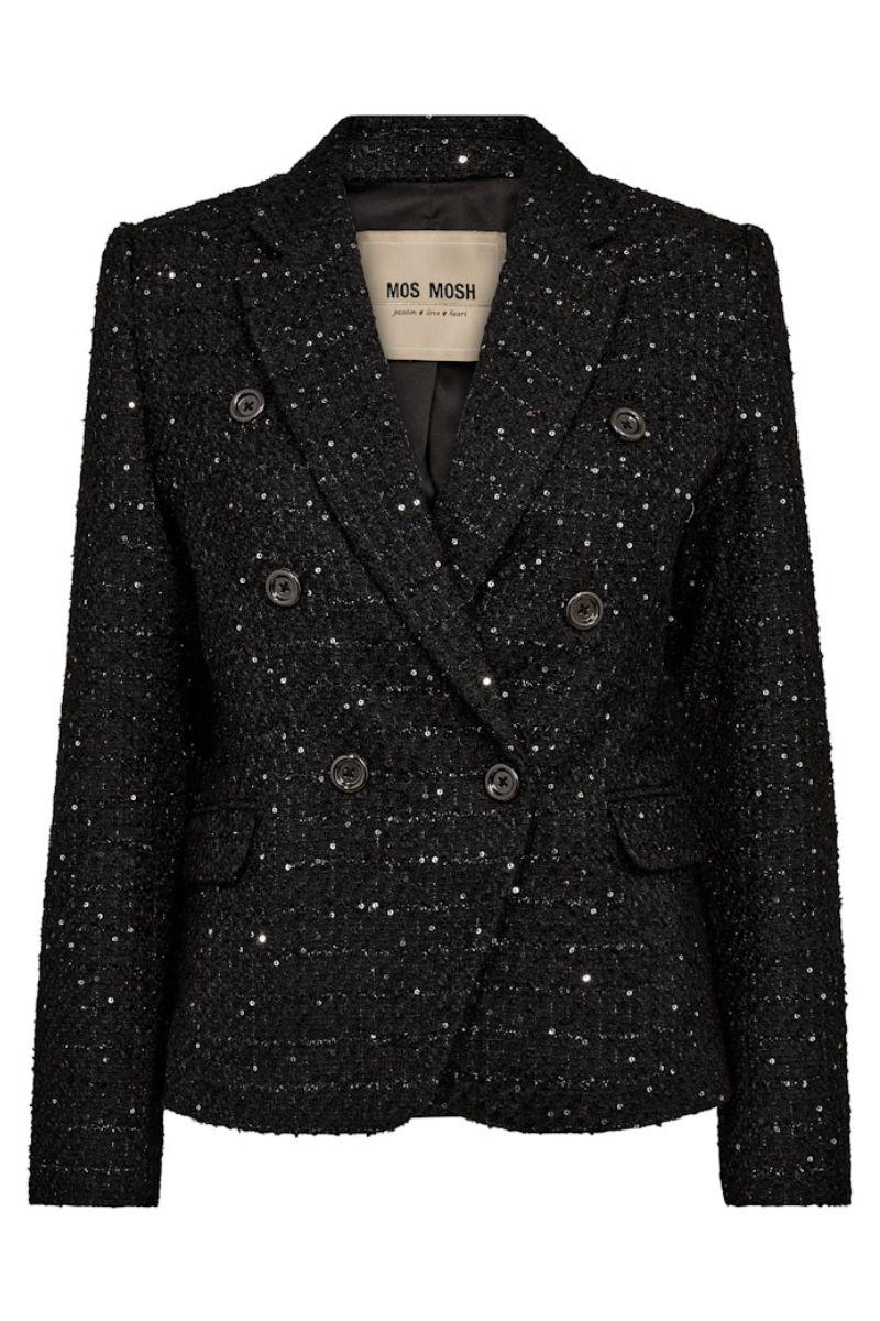 Belize Bouce Blazer | Black | Blazer fra Mos Mosh - Image 2