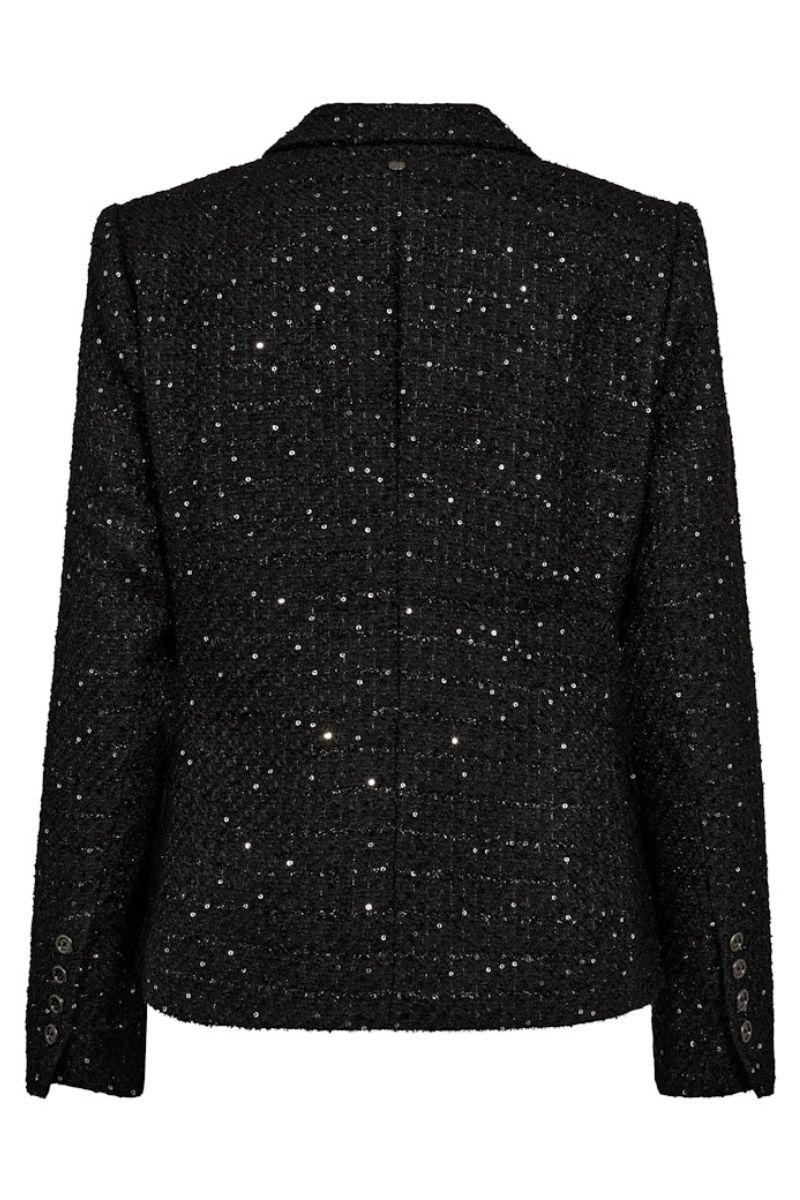 Belize Bouce Blazer | Black | Blazer fra Mos Mosh - Image 4