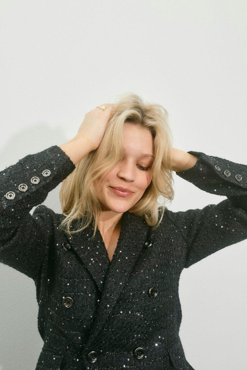 Belize Bouce Blazer | Black | Blazer fra Mos Mosh - Image 6