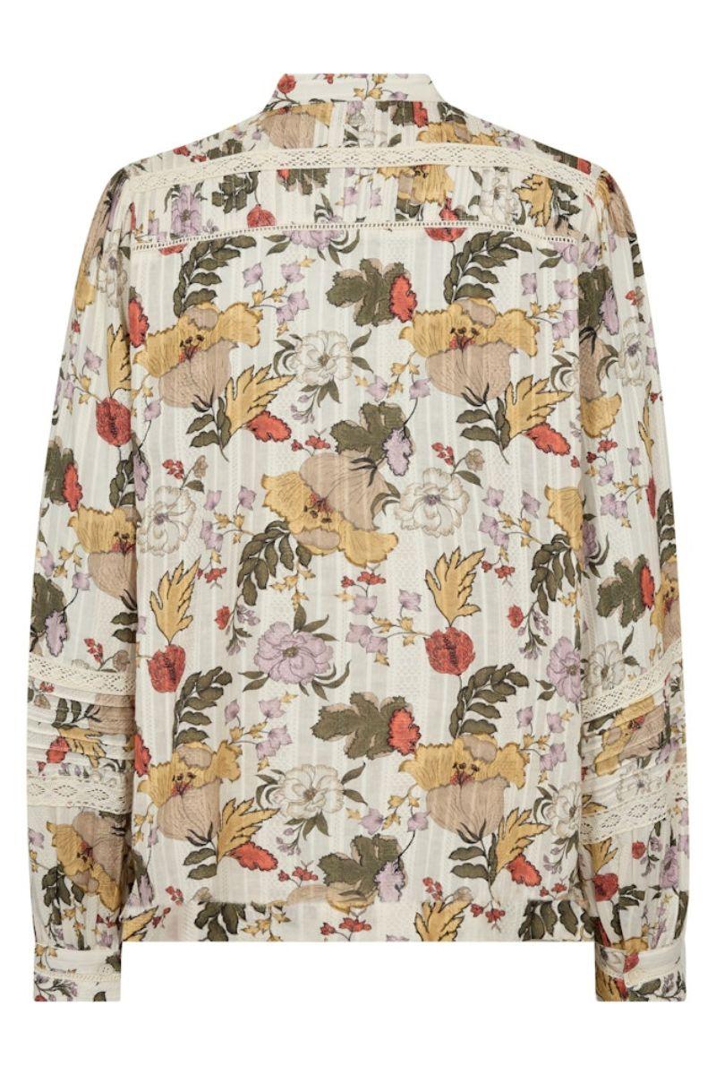 Bell Flowwa Shirt | Ecru | Skjorte fra Mos Mosh - Image 4