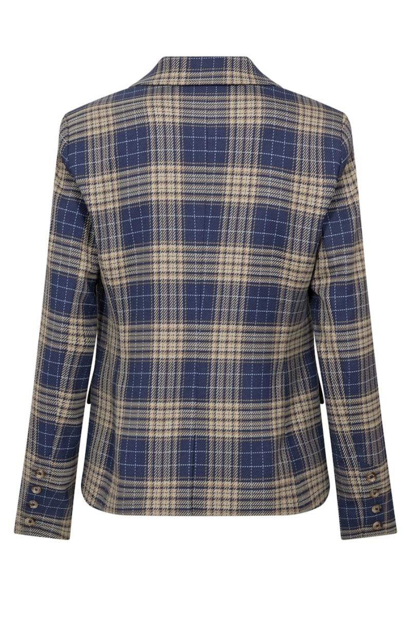 Blake Chec Blazer | Crown Blue | Blazer fra Mos Mosh - Image 5