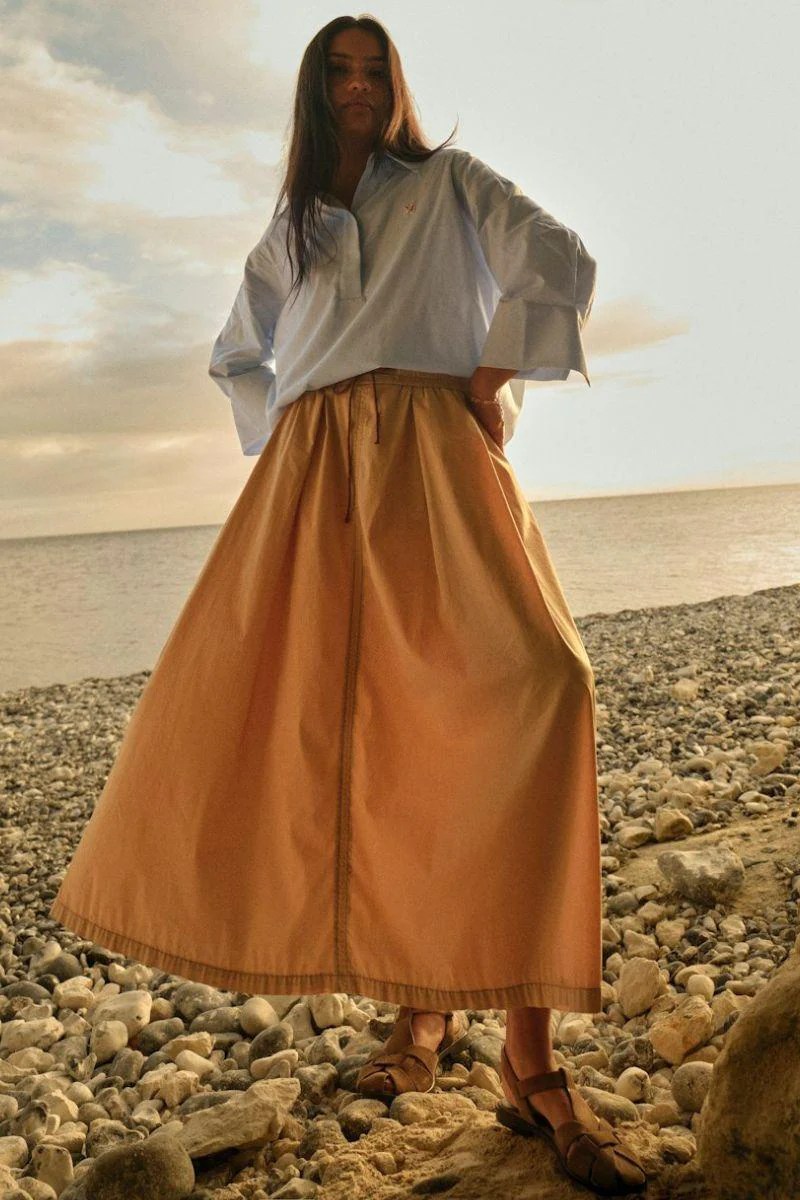 Britze Cam Cotton Blouse | Skyway | Bluse fra Mos Mosh - Image 6