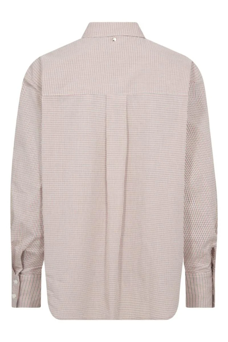 Britze Check Shirt | Dusty Rose | Skjorte fra Mos Mosh - Image 4