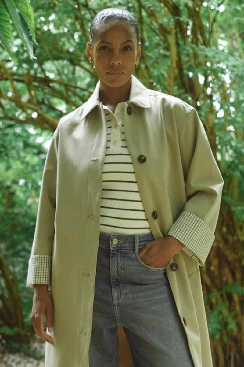 Caliz Stripe SS Knit | Coffee Quartz | Strik fra Mos Mosh - Image 3
