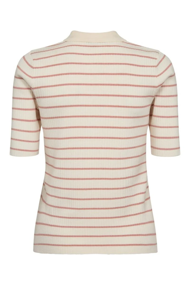 Caliz Stripe SS Knit | Peachy | Strik fra Mos Mosh - Image 6