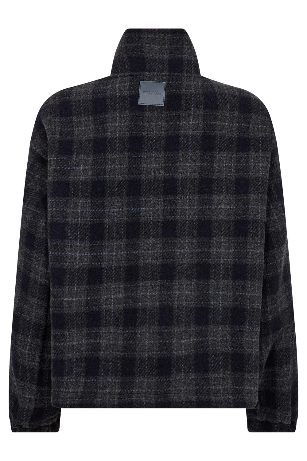 Camille Check Jacket | Salute Navy | Jakke fra Mos Mosh - Image 6