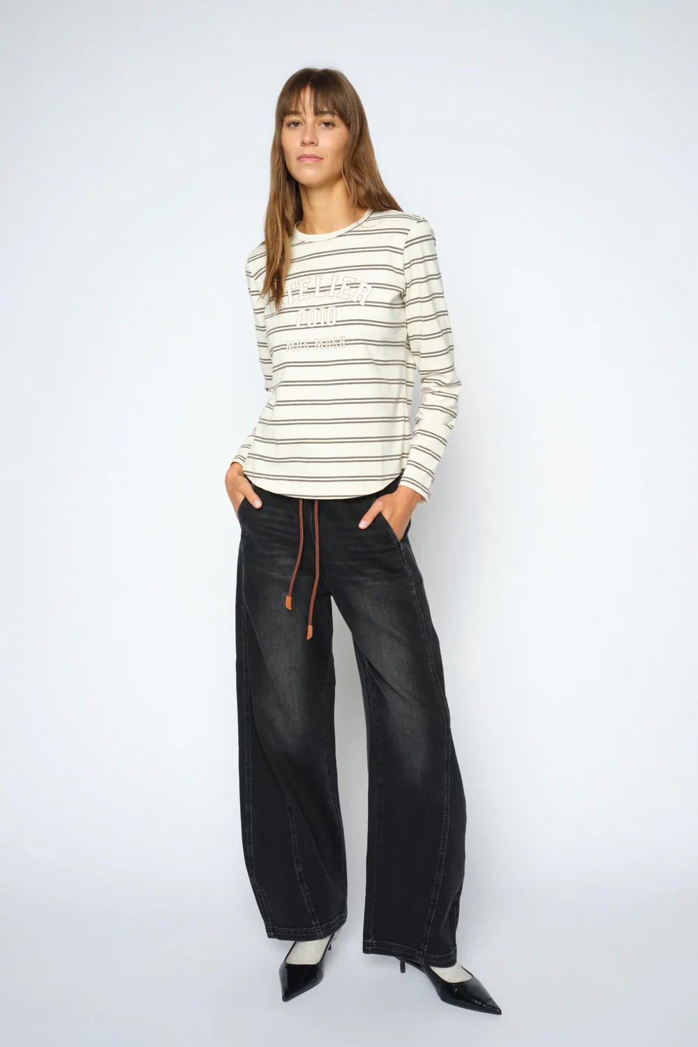 Camp O-LS Stripe Tee | Delicioso | T-Shirt fra Mos Mosh - Image 3