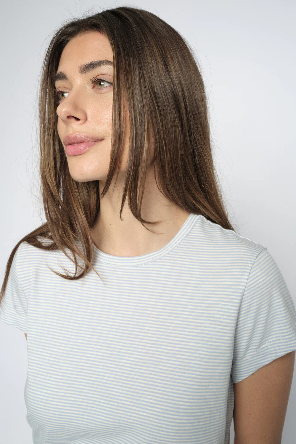 Campa O-SS Stripe Tee | Skyway | T-Shirt fra Mos Mosh - Image 4