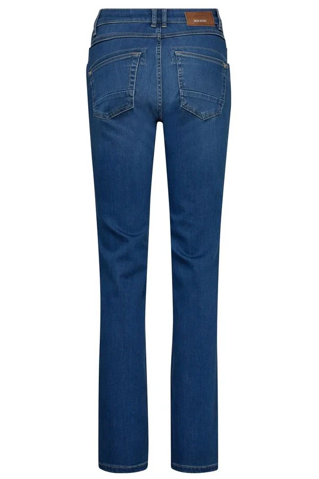 Carla Naomi Deluxe Jeans 32' | Mid Blue | Jeans fra Mos Mosh - Image 3