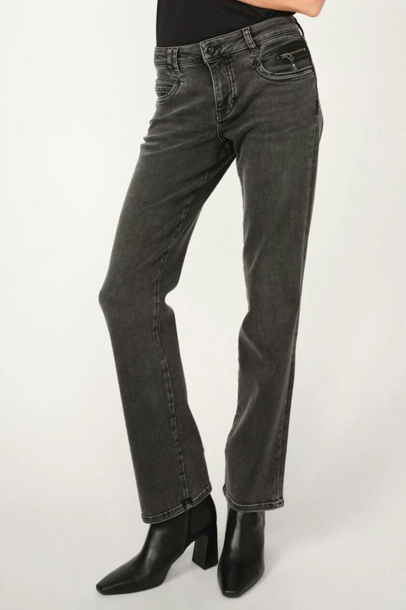 Carla Naomi Deluxe Jeans 32' | Grey | Jeans fra Mos Mosh