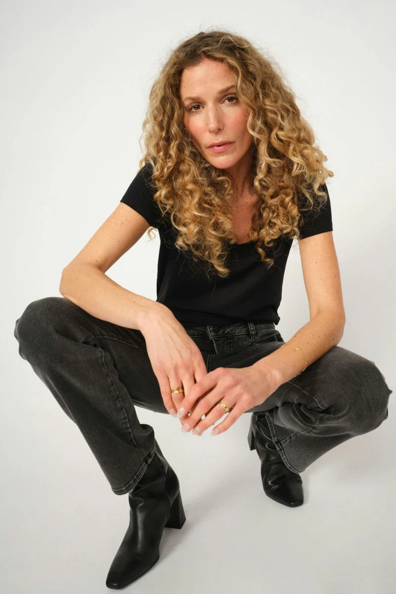 Carla Naomi Deluxe Jeans 32' | Grey | Jeans fra Mos Mosh - Image 5