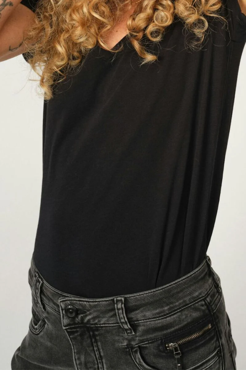 Carla Naomi Deluxe Jeans 32' | Grey | Jeans fra Mos Mosh - Image 7