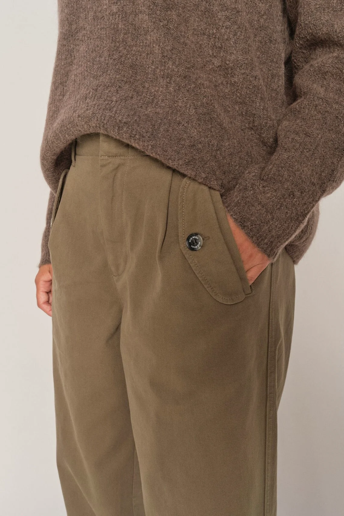 Carmen Chino Pant Ankle | Sea Turtle | Bukser fra Mos Mosh - Image 2