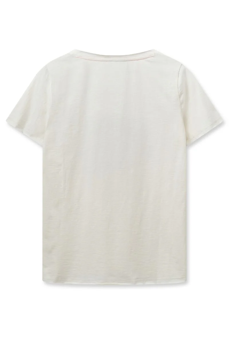 Caro O-SS Tee | Ecru | T-shirt fra Mos mosh - Image 7