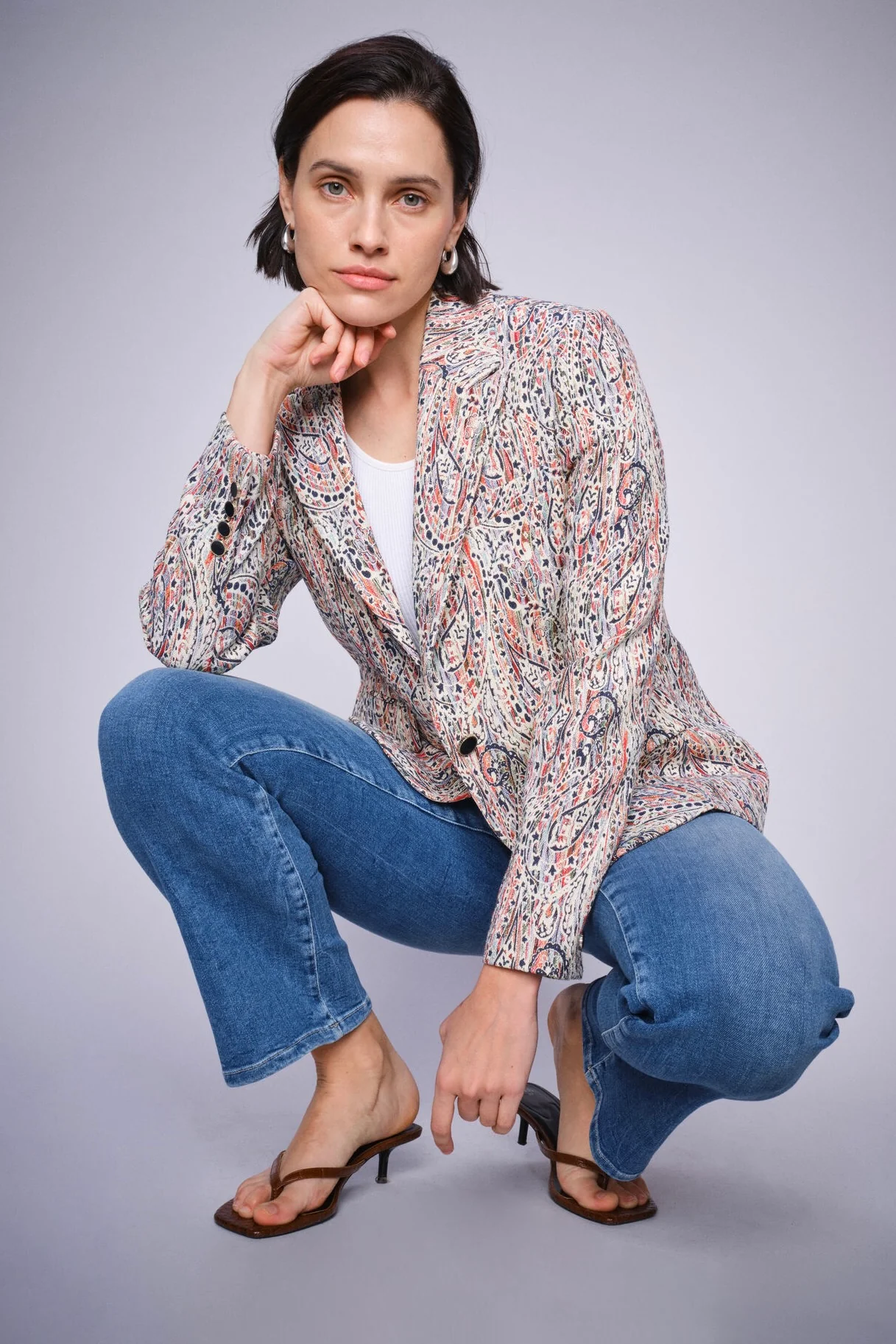 Cecilia Sioux Jeans Regular | Mid Blue | Jeans fra Mos Mosh - Image 3