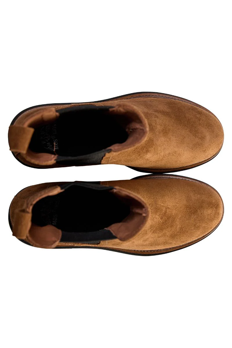 Chicago Suede Boot | Dark Cognac | Støvler fra Mos Mosh - Image 6