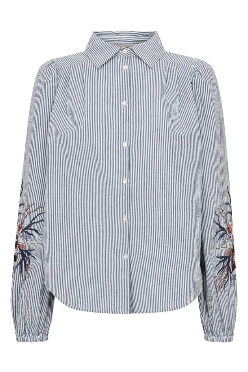 Ciu Oxfo Shirt | Crown Blue | Skjorte fra Mos Mosh - Image 3
