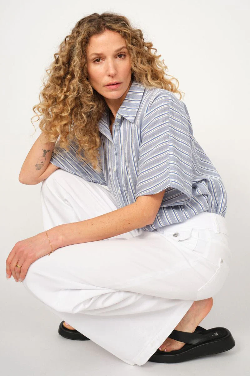 Colette Bianco Jeans Long | White | Jeans fra Mos Mosh - Image 8