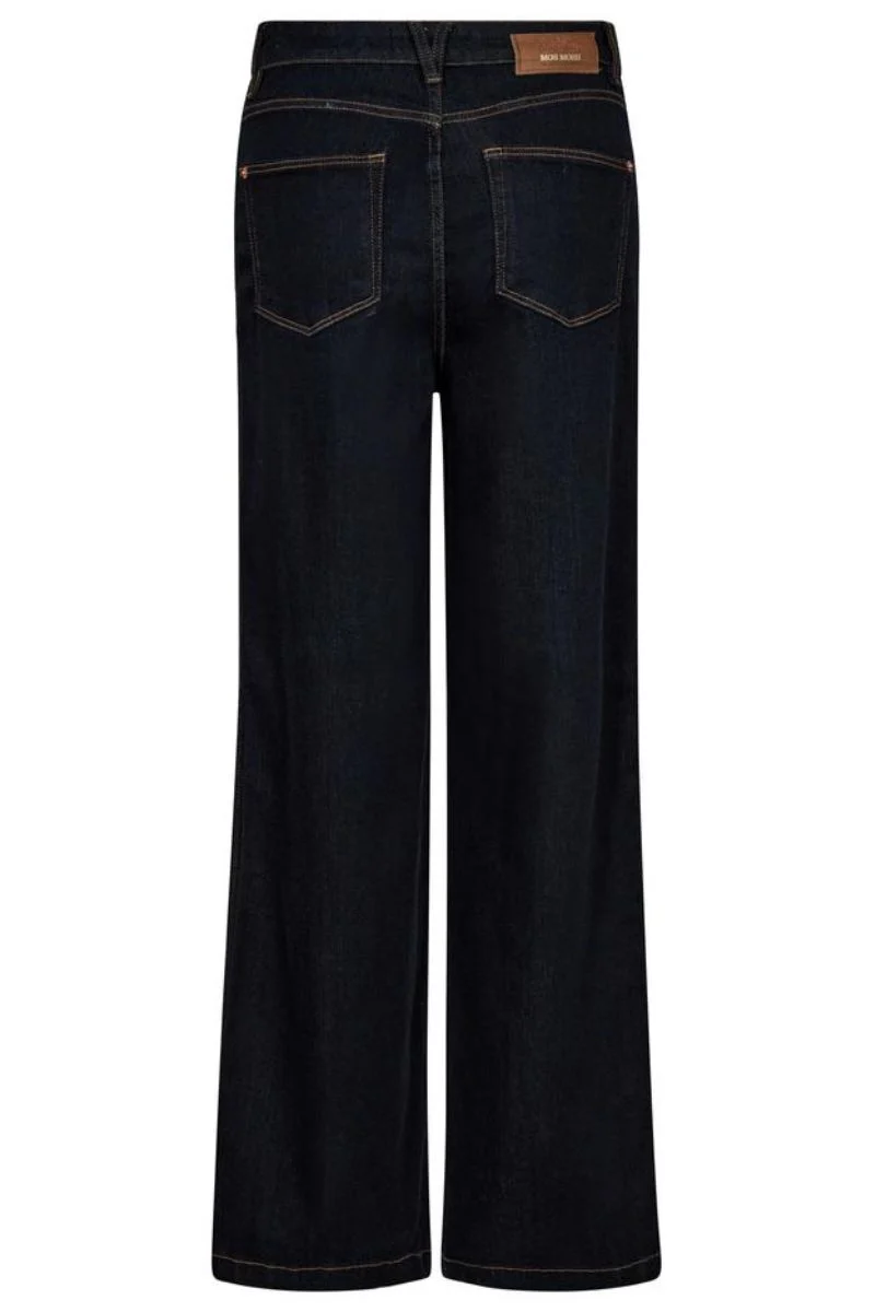 Colette Deluxe Jeans 34' | Dark Blue | Jeans fra Mos Mosh - Image 4