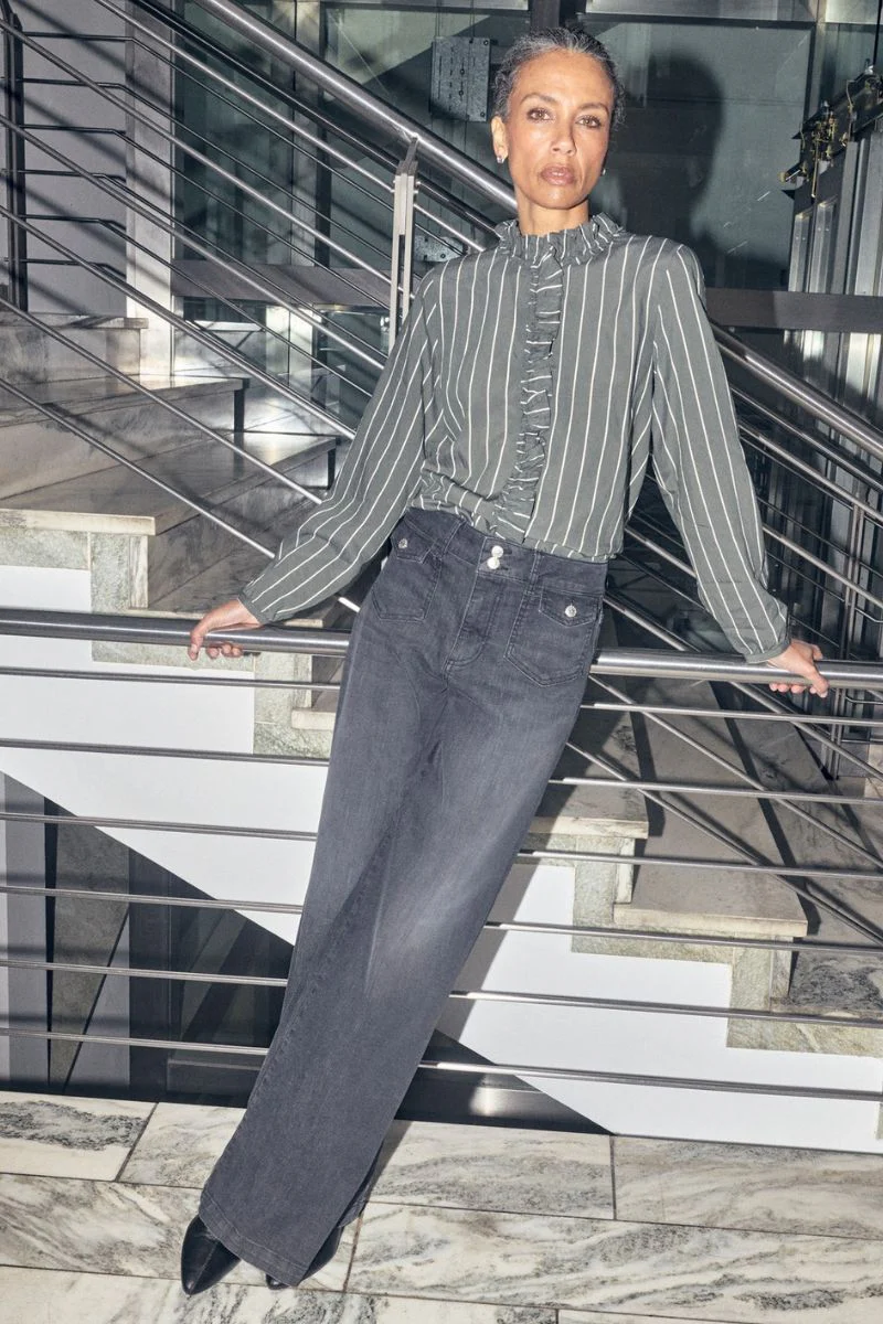 Colette Grendel Jeans Long | Grey Wash | Jeans fra Mos Mosh - Image 2