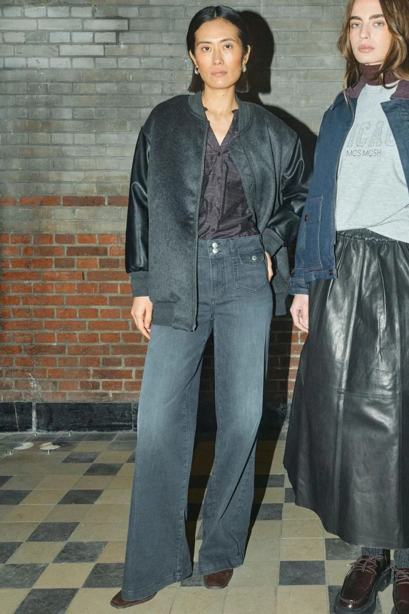 Colette Grendel Jeans Long | Grey Wash | Jeans fra Mos Mosh - Image 4