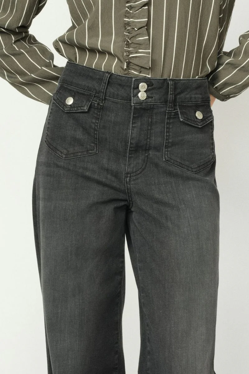 Colette Grendel Jeans Long | Grey Wash | Jeans fra Mos Mosh - Image 7