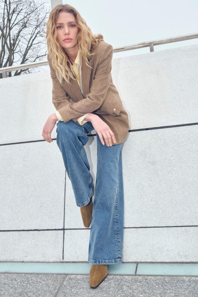 Colette Linpos Jeans Long | Blue | Jeans fra Mos Mosh - Image 4