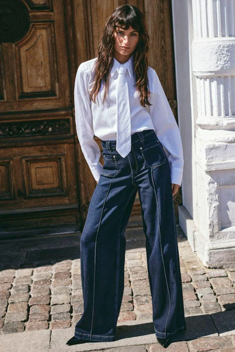 Colette Lyon JeansLong | Dark Blue | Jeans fra Mos Mosh - Image 13
