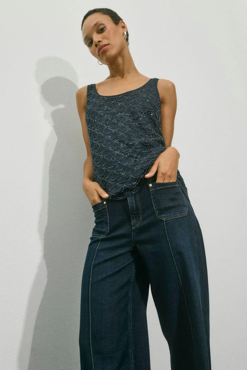 Colette Lyon JeansLong | Dark Blue | Jeans fra Mos Mosh - Image 15