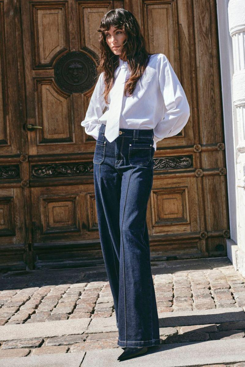 Colette Lyon JeansLong | Dark Blue | Jeans fra Mos Mosh - Image 7