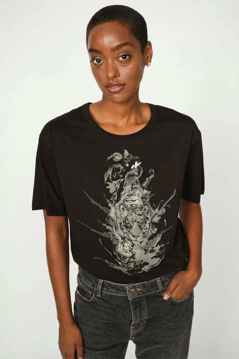 Corlett O-SS Tee | Black | T-shirt fra Mos Mosh