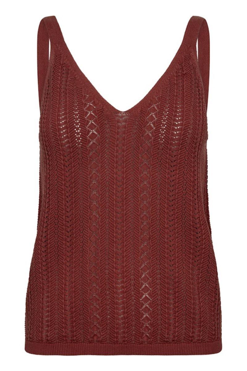 Cressida Wash Knit Top | Cowhide | Strik fra Mos Mosh - Image 4