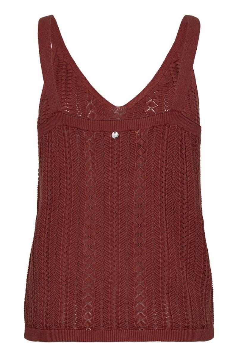 Cressida Wash Knit Top | Cowhide | Strik fra Mos Mosh - Image 5