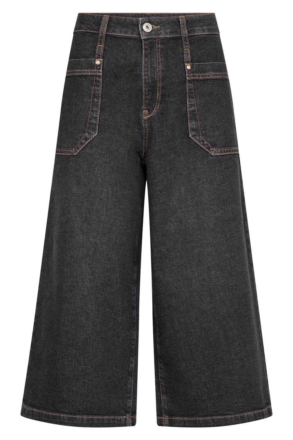 Culotte Juventus Jeans Capri | Black | Jeans fra Mos Mosh - Image 2