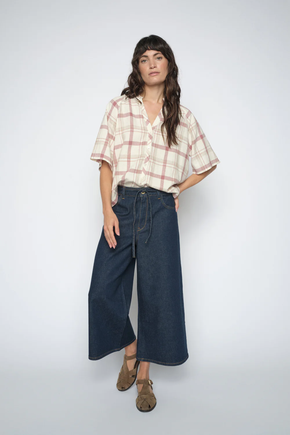 Culotte Zack Jeans Capri | Dark Blue | Jeans fra Mos Mosh - Image 3