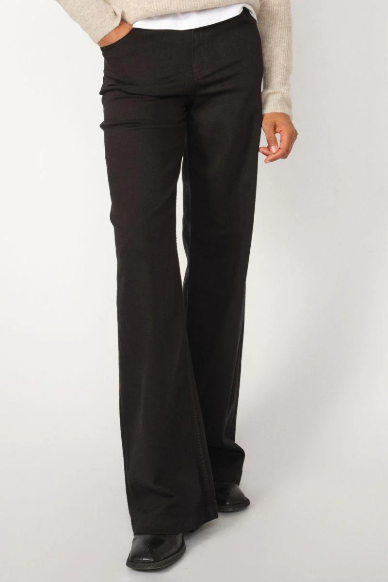 Dara Deluxe Jeans 32' | Black | Jeans fra Mos Mosh