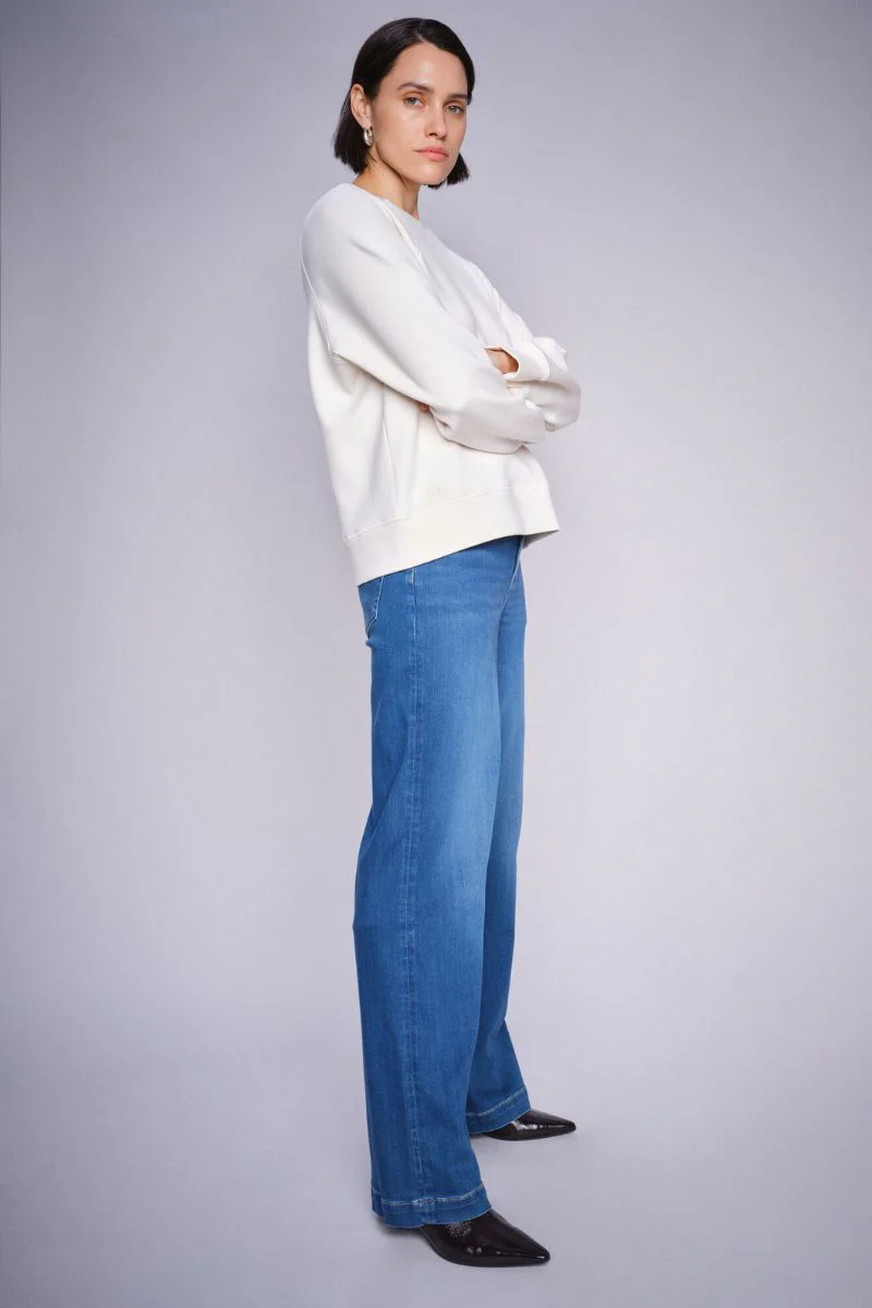Dara Deluxe Jeans 32'| Mid Blue | Jeans fra Mos Mosh - Image 5