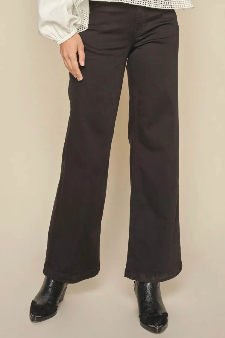 Dara Deluxe Jeans 32' | Black | Jeans fra Mos Mosh - Image 6