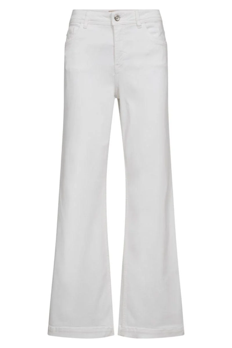 Dara Deluxe Jeans 30' | Bright White | Jeans fra Mos Mosh