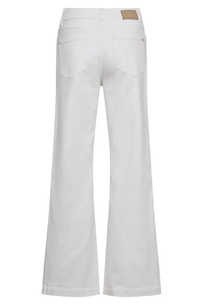 Dara Deluxe Jeans 30' | Bright White | Jeans fra Mos Mosh - Image 3